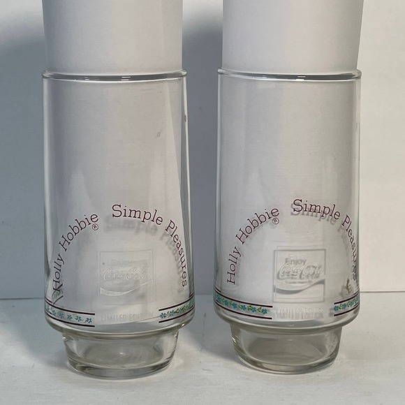 Vtg Holly Hobbie Drinking Glasses Tumblers 2 Set Good Friends Are Like Sunshine - Picture 4 of 6